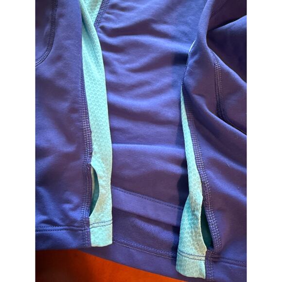 The North Face XS VaporWick Quarter Zip Running Shirt Blue Long Sleeve - Picture 7 of 9